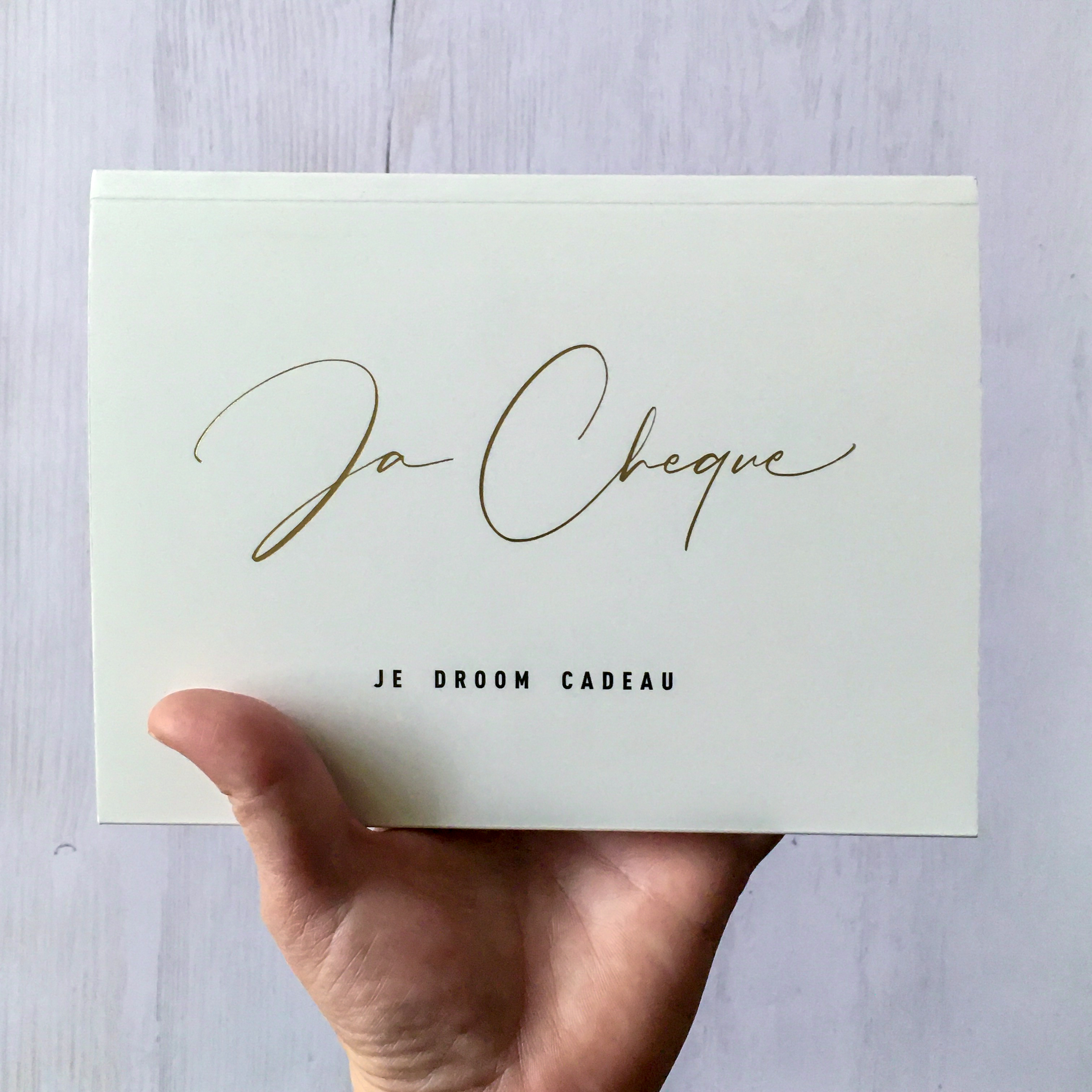 Ja Cheque - Je droom cadeau van Karl Raats